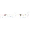 LED Ταινία 4.8W 12V CUBALUX Dimmable 432lm/m Αδιάβροχη IP65 Ψυχρό 6000K 5 Μέτρα CL50-0004