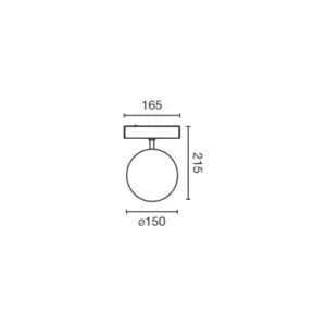 Faro Barcelona NESO UNIK LED σε Μαύρο Χρώμα 5W 2700K  – 5010892702