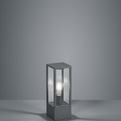 Κολωνάκι Trio Lighting E27 Ανθρακί Αλουμίνιο IP44 501860142
