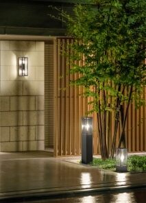 Κολωνάκι Trio Lighting E27 Ανθρακί Αλουμίνιο IP44 501860142