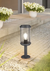 Κολωνάκι Trio Lighting   E27 Ανθρακί Αλουμίνιο   IP44 502360142