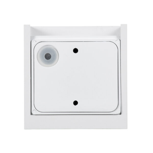 GloboStar® AXIS-S 60566 Φωτιστικό Τοίχου – Απλίκα Αρχιτεκτονικού Φωτισμού Εσωτερικού/Εξωτερικού Χώρου Up & Down LED 10W 1250lm 10 έως 60° AC 220-240V Αδιάβροχο IP65 Μ10 x Π10 x Υ10cm – Ψυχρό Λευκό 6000K – Λευκό – Bridgelux Chip – 3 Χρόνια Εγγύηση