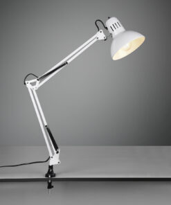 Φωτιστικό με Σφιγκτήρα Trio Lighting E27 Λευκό Μεταλλικό 5029010-01