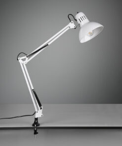 Φωτιστικό με Σφιγκτήρα Trio Lighting E27 Λευκό Μεταλλικό 5029010-01