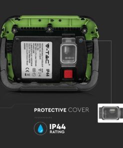 LED Προβολέας Φορητός με Micro USB & SOS Flash & Επαναφορτιζόμενος 20W V-TAC PRO Samsung Chip 100° 1400lm IP44 Ψυχρό 6400K – 504