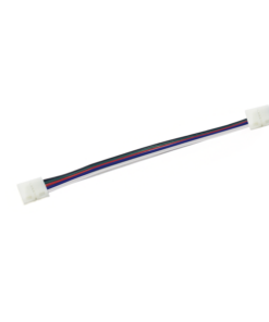 ΕΝΔΙΑΜΕΣΟΣ ΣΥΝΔΕΣΜΟΣ ΜΕ ΚΑΛΩΔΙΟ ΓΙΑ 12mm RGB 5050 LED ΛΩΡΙΔΑ ACA – 5050RGBWMIDCABLEN