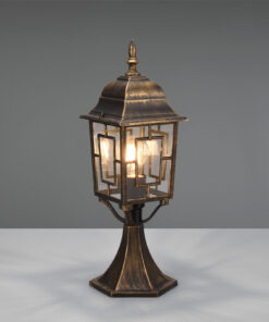 Φαναράκι Δαπέδου σε Απόχρωση Αντικέ Σκουριά VOLTURNO 1 x E27 IP44 Trio Lighting – 505960128