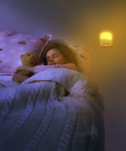 LED Φωτιστικό Νυκτός Τετράγωνο Λευκό με Αισθητήρα Νύχτας-Μέρας με 2xUSB Θύρες Φόρτισης 0.5W V-TAC PRO Samsung Chip 10lm Θερμό Λευκό 3000K – 507