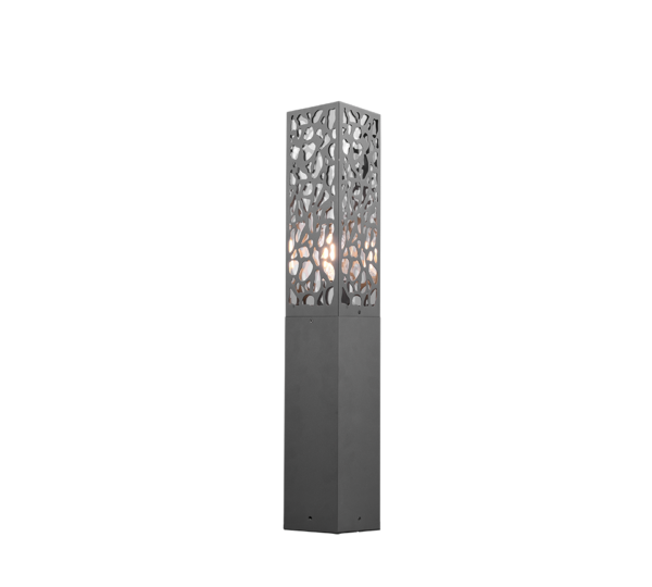 Κολωνάκι Trio Lighting   E27 Ανθρακί Ατσάλι   IP44 507360142