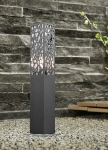 Κολωνάκι Trio Lighting E27 Ανθρακί Ατσάλι IP44 507360142