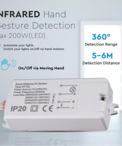 Ανιχνευτής κίνησης χεριού IR Max 300/500W Λευκό V-TAC – 5084