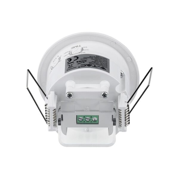LED ανιχνευτής κίνησης οροφής, λευκός, 360° κάλυψη, ενεργειακή απόδοση A++, ιδανικός για εσωτερικούς χώρους.