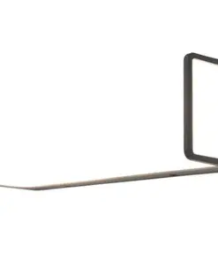 Lutec Doblo Επιτοίχιο Φωτιστικό Εξωτερικού Χώρου Light Long Σκούρο Γκρι LED 34W 2500lm 4000K IP54 – 5107401125