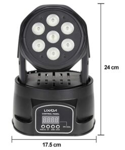 Επαγγελματική Κινούμενη Ρομποτική Κεφαλή WASH CREE LED 84W 230V 25° DMX512 RGBW GloboStar 51111