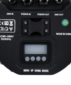 GloboStar® 51114 MINOTAUR Επαγγελματική Κεφαλή PAR DMX512 216W AC 220V-240V 4in1 BEAM – WASH – SPOT – ZOOM 8° – 60° OSRAM LED Αδιάβροχη IP65 RGBW – Μαύρο – L24.8 x W28 x H37cm