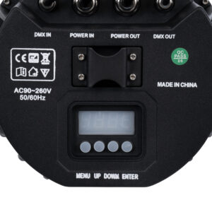 GloboStar® 51114 MINOTAUR Επαγγελματική Κεφαλή PAR DMX512 216W AC 220V-240V 4in1 BEAM – WASH – SPOT – ZOOM 8° – 60° OSRAM LED Αδιάβροχη IP65 RGBW – Μαύρο – L24.8 x W28 x H37cm