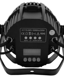 Επαγγελματική Κεφαλή PAR CREE LED BEAM WASH 216W 230V 15° DMX512 Αδιάβροχη IP65 RGBW GloboStar 51129