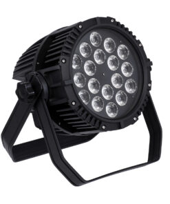 GloboStar® 51130 CENTAUR Επαγγελματική Κεφαλή PAR DMX512 270W AC 220V-240V 4in1 – SPOT 30° OSRAM LED Αδιάβροχη IP65 RGBW – Μαύρο – L22.6 x W22 x H32cm