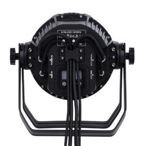 GloboStar® 51130 CENTAUR Επαγγελματική Κεφαλή PAR DMX512 270W AC 220V-240V 4in1 – SPOT 30° OSRAM LED Αδιάβροχη IP65 RGBW – Μαύρο – L22.6 x W22 x H32cm