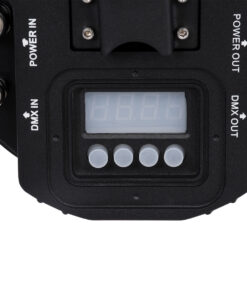 GloboStar® 51130 CENTAUR Επαγγελματική Κεφαλή PAR DMX512 270W AC 220V-240V 4in1 – SPOT 30° OSRAM LED Αδιάβροχη IP65 RGBW – Μαύρο – L22.6 x W22 x H32cm