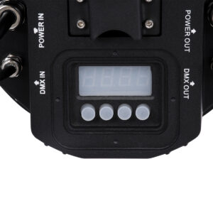 GloboStar® 51130 CENTAUR Επαγγελματική Κεφαλή PAR DMX512 270W AC 220V-240V 4in1 – SPOT 30° OSRAM LED Αδιάβροχη IP65 RGBW – Μαύρο – L22.6 x W22 x H32cm