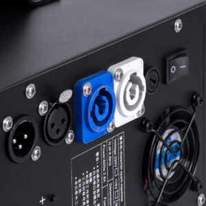 GloboStar® 51131 SIRENS Επαγγελματική Κρεμαστή Μηχανή Cold Sparkle Machine – Fountain Εφέ με Άκαυστες Σπίθες 600W AC 220V-240V DMX512 Display on Body & Ασύρματο Χειριστήριο – Μαύρο – L20 x W18 x H34cm