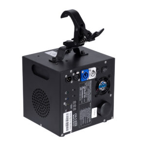 GloboStar® 51131 SIRENS Επαγγελματική Κρεμαστή Μηχανή Cold Sparkle Machine – Fountain Εφέ με Άκαυστες Σπίθες 600W AC 220V-240V DMX512 Display on Body & Ασύρματο Χειριστήριο – Μαύρο – L20 x W18 x H34cm