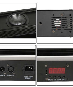 Επαγγελματική Κινούμενη Ρομποτική Κεφαλή SPIDER Super Beam CREE Prism LED 160W 230V 3° DMX512 RGBW GloboStar 51132