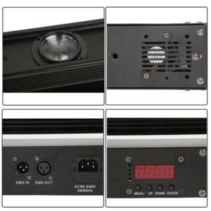 Επαγγελματική Κινούμενη Ρομποτική Κεφαλή SPIDER Super Beam CREE Prism LED 160W 230V 3° DMX512 RGBW GloboStar 51132