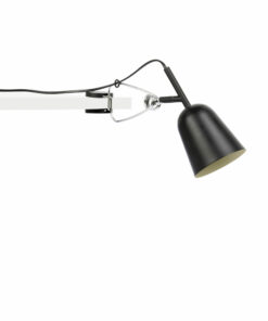 STUDIO BLACK AND CREAM CLIP LAMP FARO – 51133