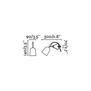 STUDIO BLACK AND CREAM CLIP LAMP                  FARO – 51133
