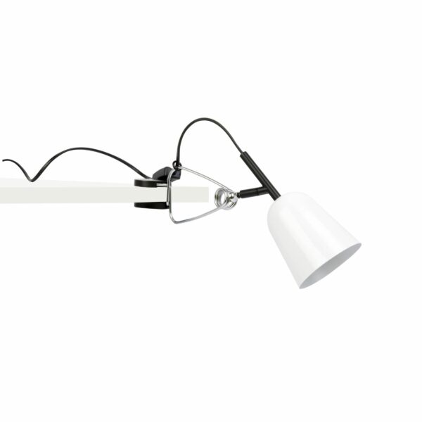 STUDIO WHITE CLIP LAMP                            FARO - 51135