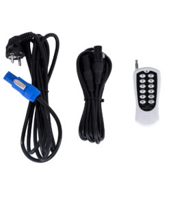 GloboStar® 51148 SIRENS Επαγγελματική Επιδαπέδια Μηχανή Cold Sparkle Machine – Fountain Εφέ με Άκαυστες Σπίθες 600W AC 220V-240V DMX512 Display on Body – Μαύρο – L18 x W16.5 x H24cm