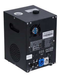 GloboStar® 51148 SIRENS Επαγγελματική Επιδαπέδια Μηχανή Cold Sparkle Machine – Fountain Εφέ με Άκαυστες Σπίθες 600W AC 220V-240V DMX512 Display on Body – Μαύρο – L18 x W16.5 x H24cm