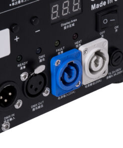 GloboStar® 51148 SIRENS Επαγγελματική Επιδαπέδια Μηχανή Cold Sparkle Machine – Fountain Εφέ με Άκαυστες Σπίθες 600W AC 220V-240V DMX512 Display on Body – Μαύρο – L18 x W16.5 x H24cm