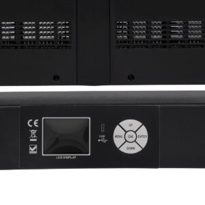 GloboStar® 51168 SPHINX Επαγγελματική Κινούμενη Μπάρα Φωτισμού DIGITAL MATRIX PIXEL LED 480W AC 220V-240V 4IN1 BEAM – WASH – SPOT – ZOOM 5° – 35° OSRAM LED DMX512 Display on Body RGBW – Μαύρο – L102 x W10 x H16.5cm