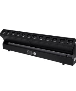 GloboStar® 51168 SPHINX Επαγγελματική Κινούμενη Μπάρα Φωτισμού DIGITAL MATRIX PIXEL LED 480W AC 220V-240V 4IN1 BEAM – WASH – SPOT – ZOOM 5° – 35° OSRAM LED DMX512 Display on Body RGBW – Μαύρο – L102 x W10 x H16.5cm