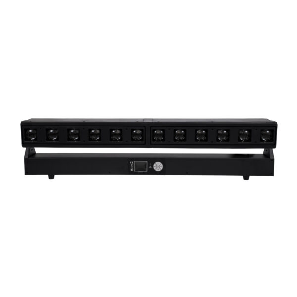GloboStar® 51168 SPHINX Επαγγελματική Κινούμενη Μπάρα Φωτισμού DIGITAL MATRIX PIXEL LED 480W AC 220V-240V 4IN1 BEAM – WASH – SPOT – ZOOM 5° – 35° OSRAM LED DMX512 Display on Body RGBW – Μαύρο – L102 x W10 x H16.5cm