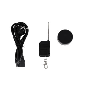 GloboStar® 51170 MERMAID Επαγγελματική Επιδαπέδια Μηχανή Double Haze Machine – Διπλού Εφέ Ομίχλης-Νέφωσης 600W AC 220V-240V DMX512 Display on Body & Ασύρματο Χειριστήριο σε Flight Case – Μαύρο – L49.5 x W38 x H45cm