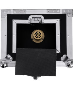 GloboStar® 51170 MERMAID Επαγγελματική Επιδαπέδια Μηχανή Double Haze Machine – Διπλού Εφέ Ομίχλης-Νέφωσης 600W AC 220V-240V DMX512 Display on Body & Ασύρματο Χειριστήριο σε Flight Case – Μαύρο – L49.5 x W38 x H45cm