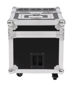 GloboStar® 51170 MERMAID Επαγγελματική Επιδαπέδια Μηχανή Double Haze Machine – Διπλού Εφέ Ομίχλης-Νέφωσης 600W AC 220V-240V DMX512 Display on Body & Ασύρματο Χειριστήριο σε Flight Case – Μαύρο – L49.5 x W38 x H45cm