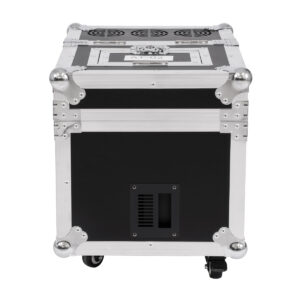 GloboStar® 51170 MERMAID Επαγγελματική Επιδαπέδια Μηχανή Double Haze Machine – Διπλού Εφέ Ομίχλης-Νέφωσης 600W AC 220V-240V DMX512 Display on Body & Ασύρματο Χειριστήριο σε Flight Case – Μαύρο – L49.5 x W38 x H45cm