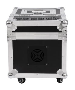 GloboStar® 51170 MERMAID Επαγγελματική Επιδαπέδια Μηχανή Double Haze Machine – Διπλού Εφέ Ομίχλης-Νέφωσης 600W AC 220V-240V DMX512 Display on Body & Ασύρματο Χειριστήριο σε Flight Case – Μαύρο – L49.5 x W38 x H45cm