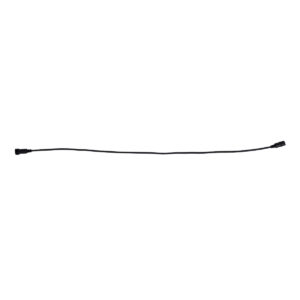 GloboStar® 51171 Καλώδιο 3PIN DMX512 1 Μέτρο από Female XLR σε Male XLR Τερματισμένο Αδιάβροχο IP65 Μ100cm – Μαύρο