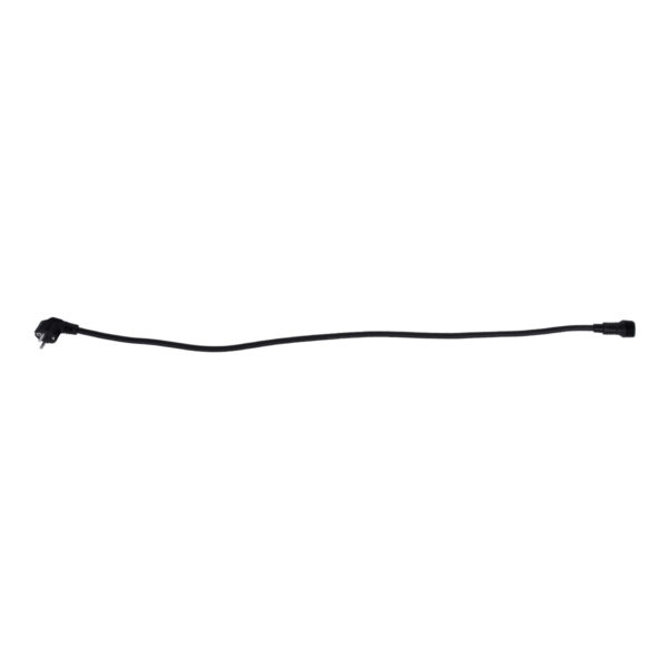 GloboStar® 51172 Καλώδιο Ρεύματος 3PIN DMX512 1 Μέτρο από Female XLR σε Male Πρίζα Schuko Τερματισμένο Αδιάβροχο IP65 Μ100cm – Μαύρο