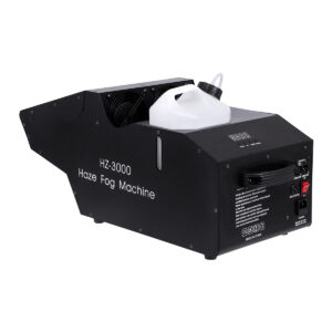 GloboStar® 51173 GRIFFIN Επαγγελματική Επιδαπέδια Μηχανή Haze Machine – Εφέ Ομίχλης-Νέφωσης 3000W AC 220V-240V DMX512 Display on Body & Ασύρματο Χειριστήριο – Μαύρο – L66 x W28.5 x H36cm