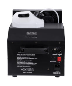 GloboStar® 51173 GRIFFIN Επαγγελματική Επιδαπέδια Μηχανή Haze Machine – Εφέ Ομίχλης-Νέφωσης 3000W AC 220V-240V DMX512 Display on Body & Ασύρματο Χειριστήριο – Μαύρο – L66 x W28.5 x H36cm