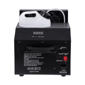 GloboStar® 51173 GRIFFIN Επαγγελματική Επιδαπέδια Μηχανή Haze Machine – Εφέ Ομίχλης-Νέφωσης 3000W AC 220V-240V DMX512 Display on Body & Ασύρματο Χειριστήριο – Μαύρο – L66 x W28.5 x H36cm