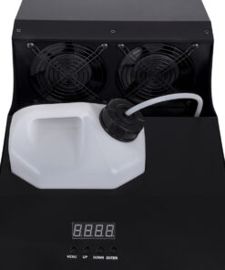 GloboStar® 51173 GRIFFIN Επαγγελματική Επιδαπέδια Μηχανή Haze Machine – Εφέ Ομίχλης-Νέφωσης 3000W AC 220V-240V DMX512 Display on Body & Ασύρματο Χειριστήριο – Μαύρο – L66 x W28.5 x H36cm