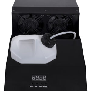 GloboStar® 51173 GRIFFIN Επαγγελματική Επιδαπέδια Μηχανή Haze Machine – Εφέ Ομίχλης-Νέφωσης 3000W AC 220V-240V DMX512 Display on Body & Ασύρματο Χειριστήριο – Μαύρο – L66 x W28.5 x H36cm